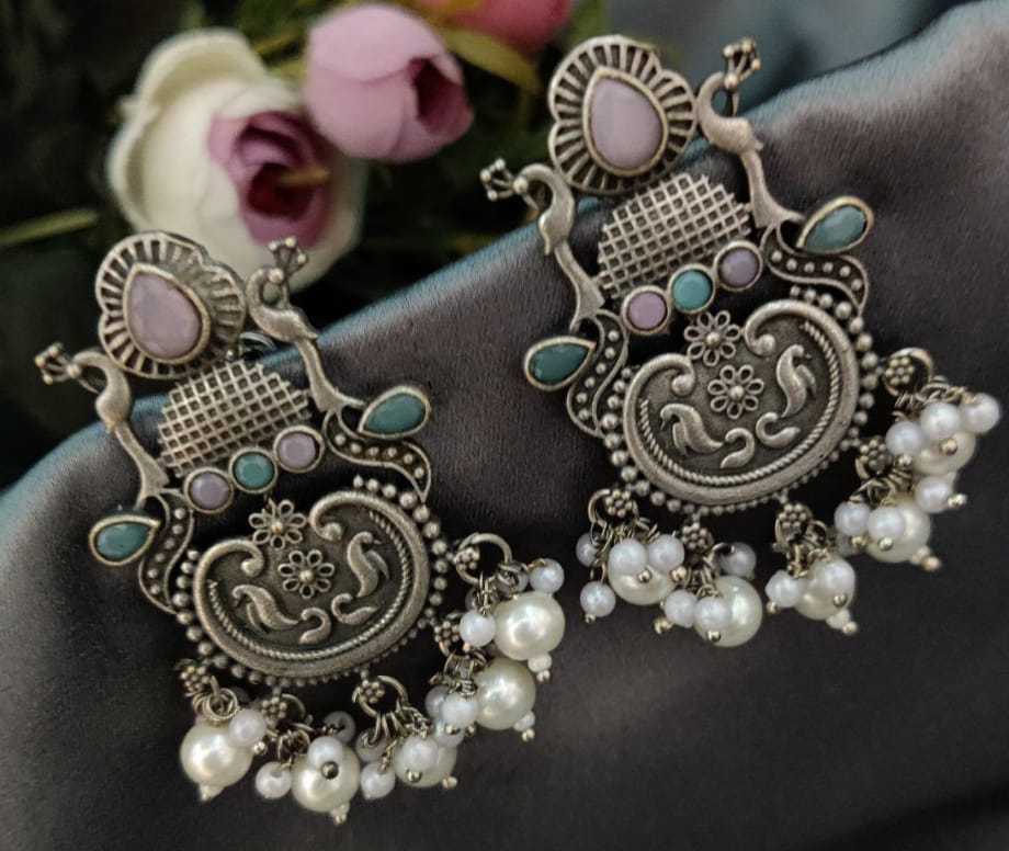 Antique Plated Earrings-10