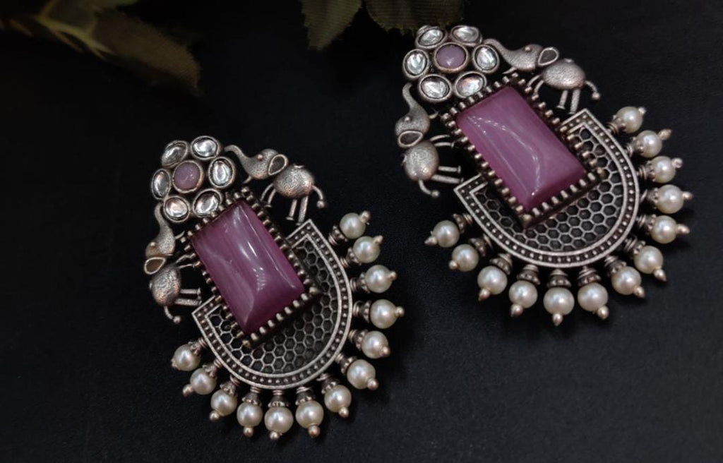 Antique Plated Earrings-13