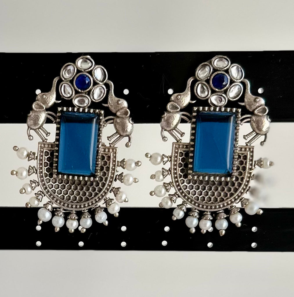 Antique Plated Earrings-15