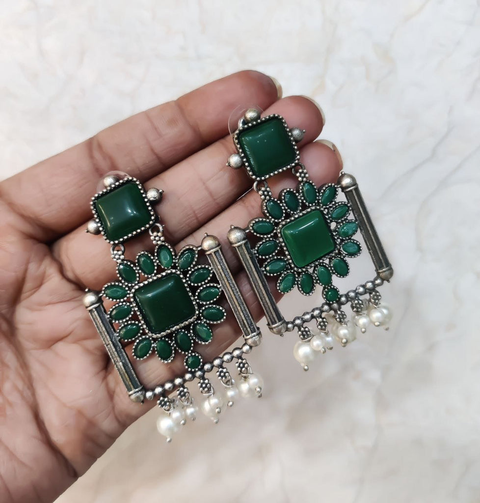 Antique Plated Earrings-18