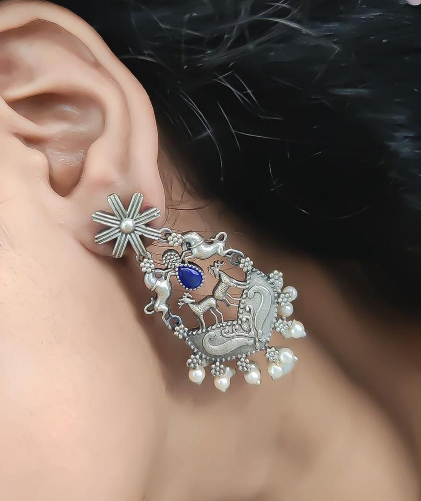 Antique Plated Earrings-28