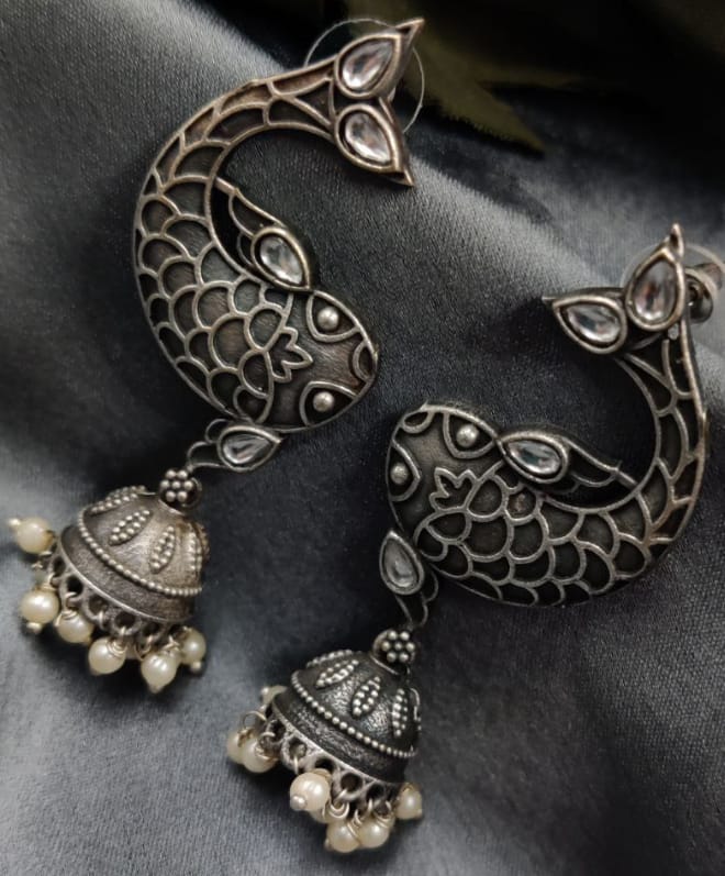 Antique Plated Earrings-4