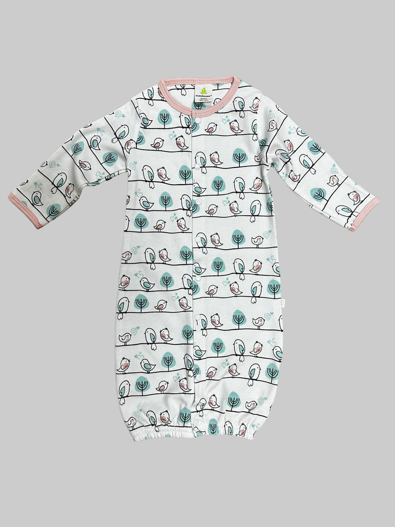 Birds Convertible Sleepsuit