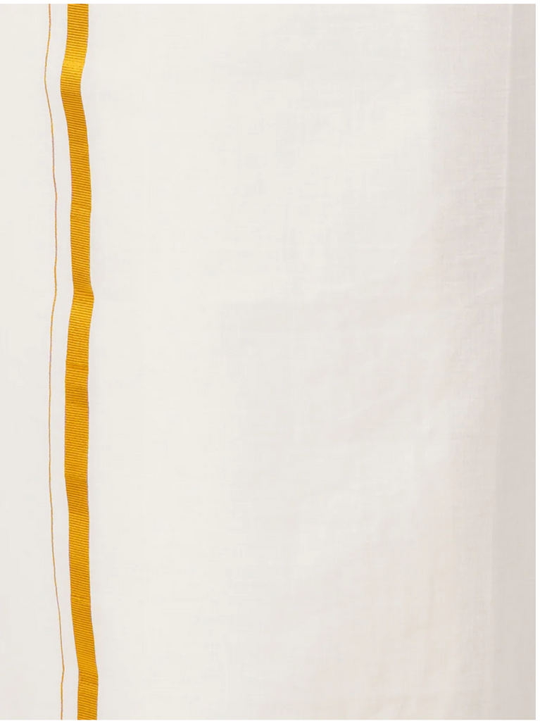 Boys Maroon Cotton Shirt Premium Quality and White Dhoti Set with Golden Zari