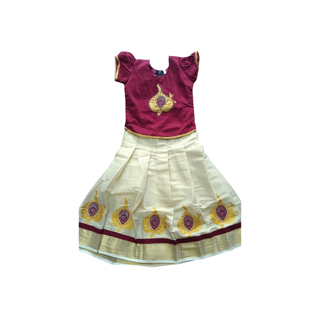 Kerala Girls Ethnic Wear - 3yr - Green