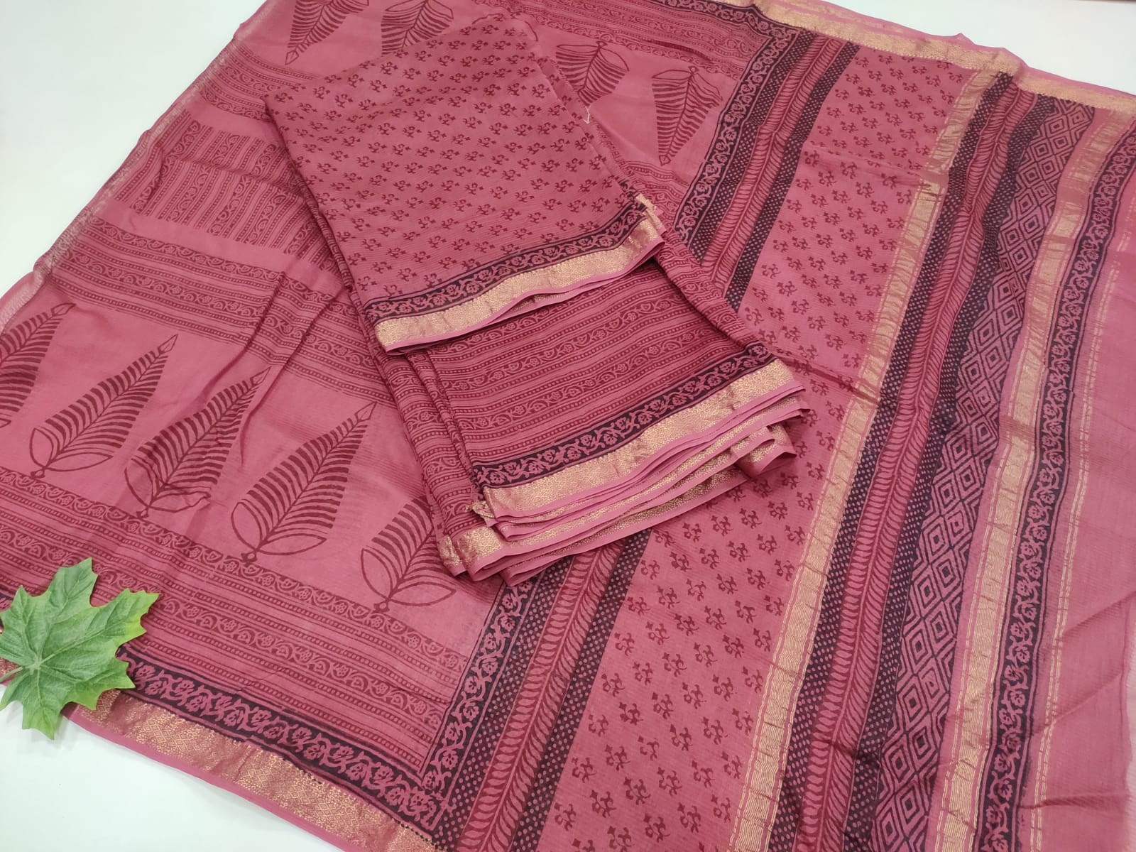 Maheshwari Silk Cotton Suit Material