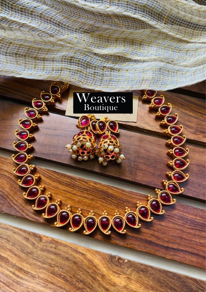 Red Mango Choker Set