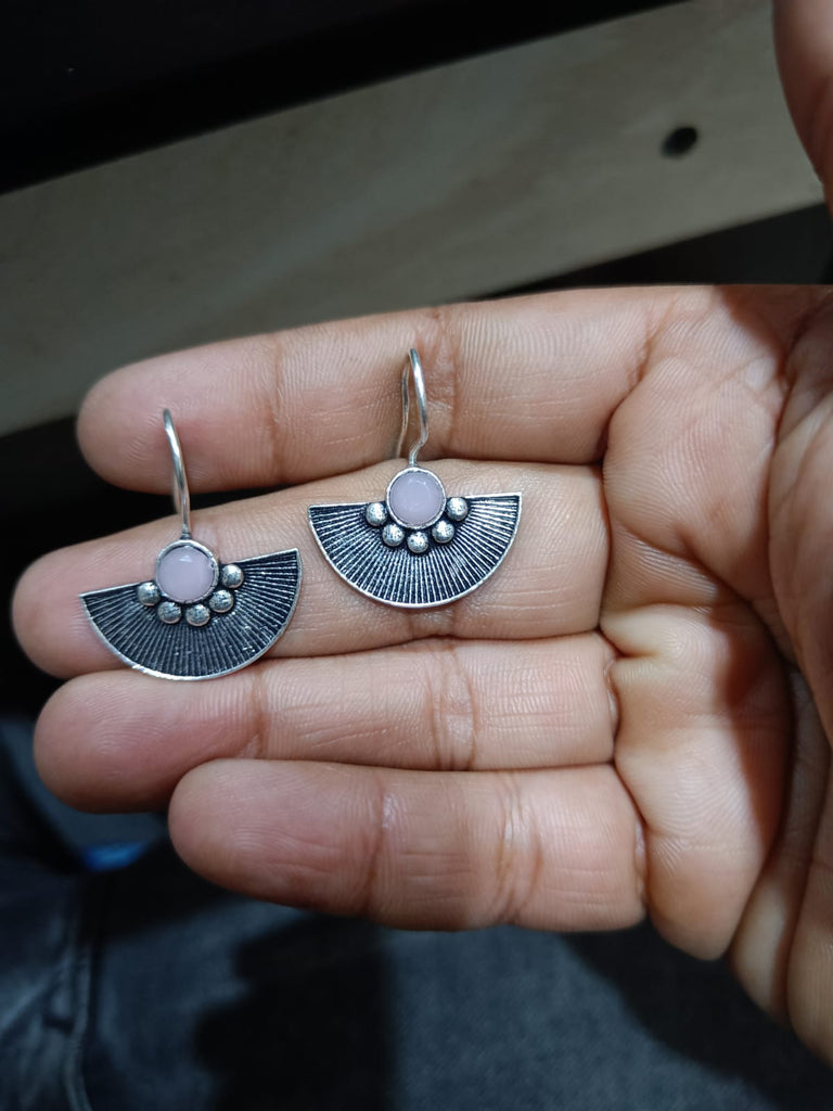 Silver Oxidised Earrings