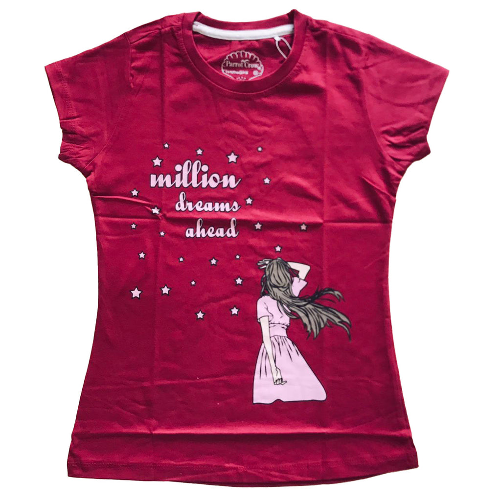 Girls TShirt (Colour: Jazzy)