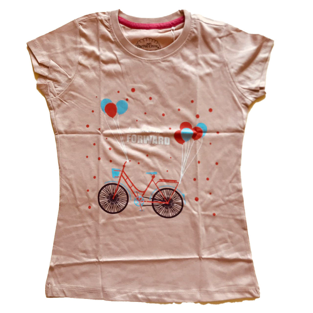 Girls TShirt (Colour: Peach Whip)