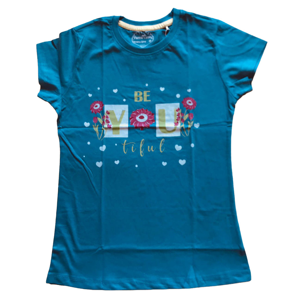 Girls TShirt (Colour: Cendre Blue)